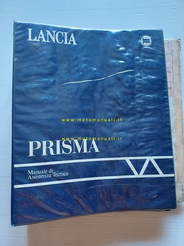 Lancia prisma 1986 - 1986, manuale