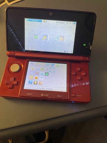 Rosso fiamma nintendo 3ds - fiamma,
