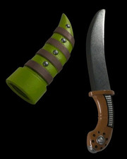 Replica In Plastica  Pugnale Ace Pugno Di Fuoco One Piece Pirati Cosplay stamp3d