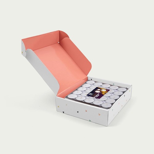Candele tealight senza profumo - candele,
