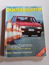 Prova Alfa 75 2000, Lancia Prisma Td, Fiat Uno Renault 5, Peugeot 205 QR 07/1985