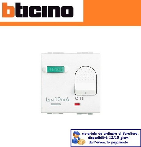 Interruttore salvavita 16a - interruttore,