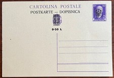 CARTOLINA POSTALE-OCCUPAZIONE