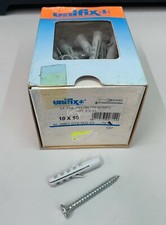 TASSELLI NYLON 10X50 E VITE 6X60 MM UNIFIX 090701050201 PEZZI 50 VITI E 50 TASS