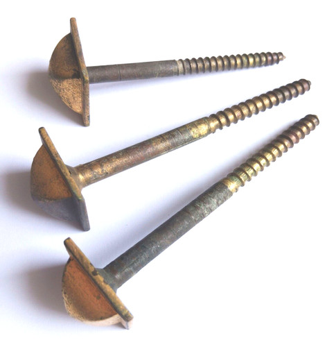 Vecchie viti ottone pezzi - vecchie,