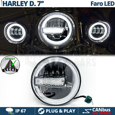 FARO Full LED DRL 7'' per Moto HARLEY DAVIDSON Luce Bianca POTENTE 6500K 66W