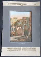 Stampa antica 1891 palmiro