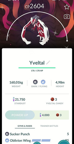 Shiny yveltal sfondi speciali - sfondi,