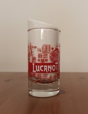 bicchiere pubblicitario Amaro Lucano Bar Breweriana 