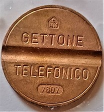 X GETTONI TELEFONICI VINTAGE BLOCCO DA 2 PEZZI.