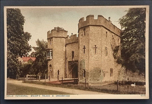 Wells postcard c1930 somerset - c1930,