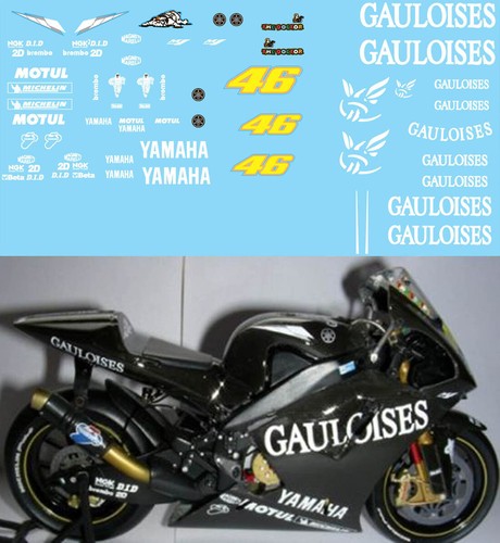 Decals per yamaha m1 - 1/12,