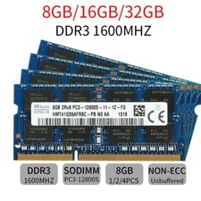 32GB 16GB 8GB DDR3 PC3-12800S