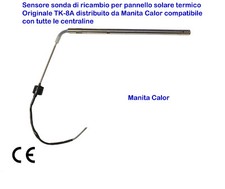 Sensore sonda di ricambio per pannello solare termico con centralina tk-8a acqua