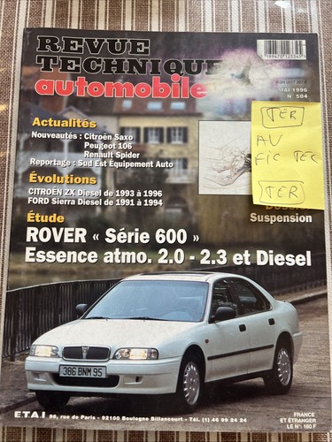 Revue technique rover - rover, 623