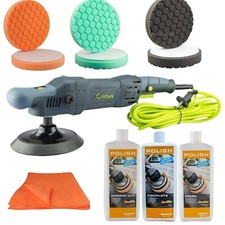 Kit Lucidatrice Rotativa Titan + Paste Abrasive Rhodius 3x1 lt+ 3 Pad
