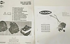 libretto manuale motozappa zappatrice goldoni briggs stratton classic sprint 