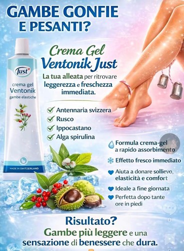 Crema gel ventonik just - just, ml