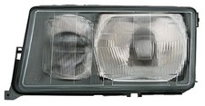 Faro proiettore anteriore sinistro per mercedes w201 190 1983-1993 alogeno h3 h4 diffusore