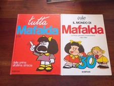 Quino TUTTA MAFALDA - IL MONDO DI MAFALDA Bompiani 2 volumi 