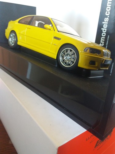 Autoart bmw giallo - m3, v