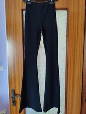 Pantalone-leggins flare/a zampa nero