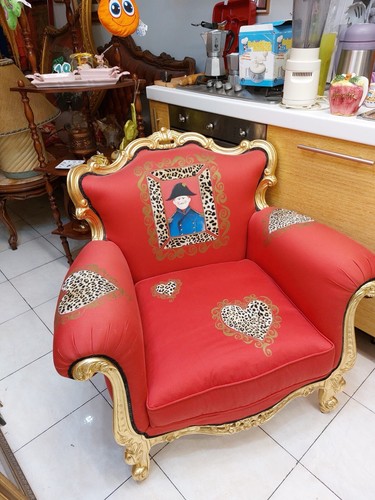 Poltrona barocco chair king - poltrona,
