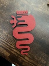 Biscione Griglia Anteriore Alfa Romeo 170 mm Rosso