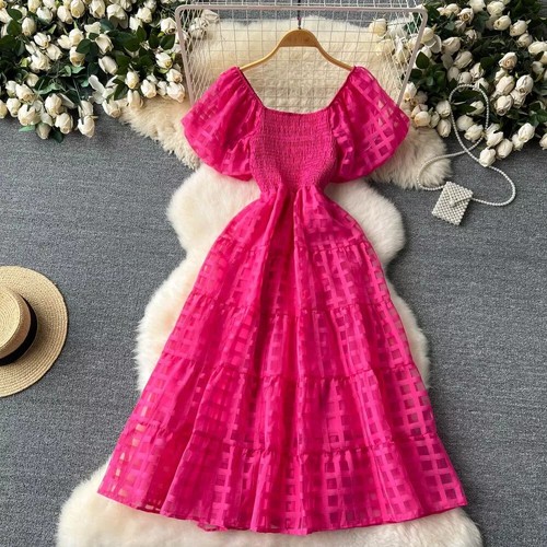 Vestito abito elegante lungo - elegante,