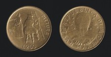 SAN MARINO 200 LIRE 1997 LA