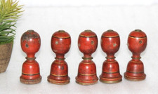 Antico vecchio set di 5