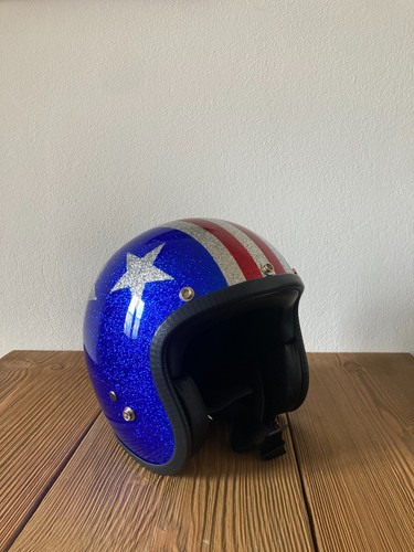Casco moto jet - moto, 70's