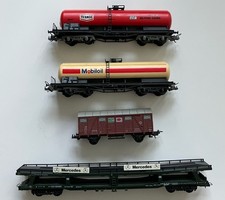 Lima : Lot De 4 Wagons Texaco