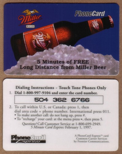 Miller birra 1996 promo - miller,