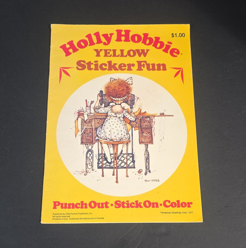 Holly hobbie adesivo giallo - hobbie,