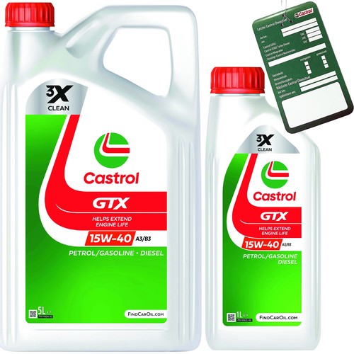 Olio motore castrol gtx - 6l,