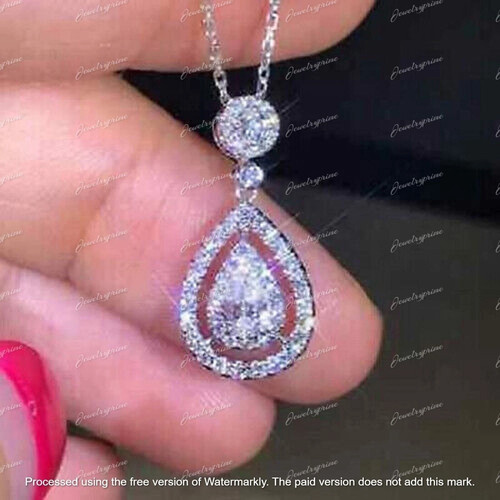 Collana con ciondolo goccia - a,