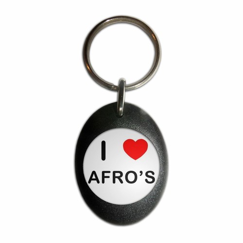 Afros love heart plastic - afros, i