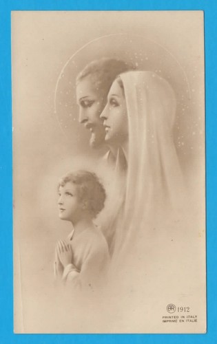 Sacra famiglia 1912 ricordo - famiglia, ar