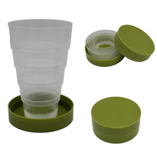 Bicchiere richiudibile Verde - prodotto Vintage - Tascabile