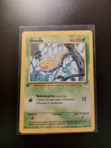 Pokemon weedle set base - |,
