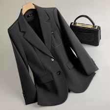 Blazer Nero Elegante Donna