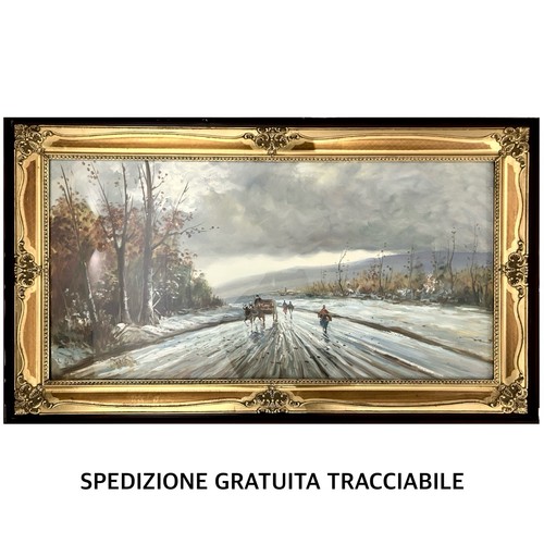 Dipinto olio tela 60x120 - dipinto,