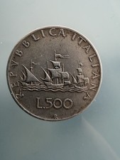 Moneta 500 Lire Caravelle