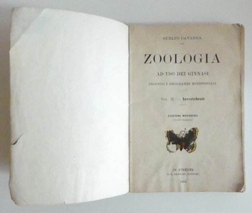 Guelfo cavanna zoologia - cavanna, ad