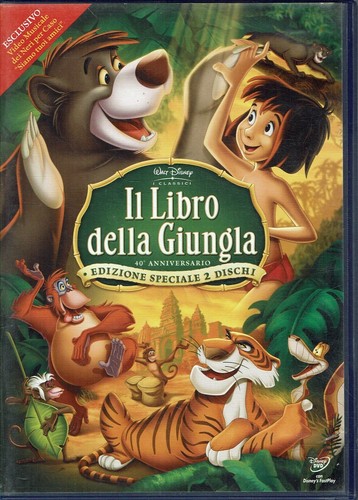 Dvd libro della giungla - libro, 40
