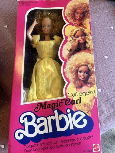 Barbie magic curl 1981 vintage - curl,