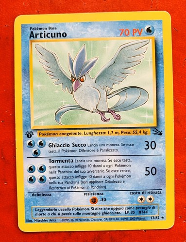 Lotto carte pokemon articuno - pokemon,