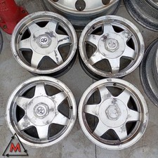 SET 4 CERCHI IN LEGA D'EPOCA 6Jx14 4x114,3 ET38 MITSUBISHI NISSAN TOYOTA 112088