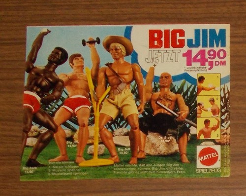 Rara pubblicità big jim - rara,